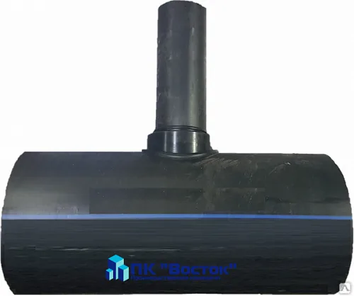 Тройник ПНД 225х63 мм SDR 17 с монолитным корпусом
