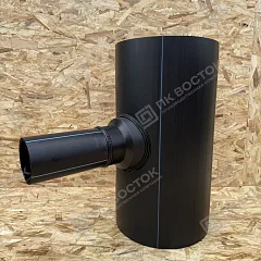 Тройник ПНД 450х160 мм SDR 17 с монолитным корпусом