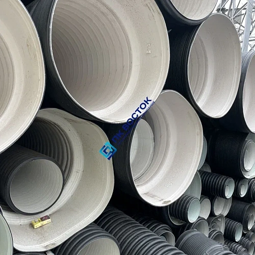 Труба пнд гофрированная 315/271 SN8 двустенная с раструбом